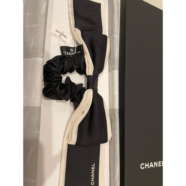 大好き CHANEL - 新品未使用 レア シャネル シュシュ リボン ブラック