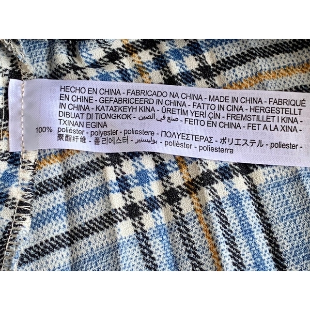 ZARA(ザラ)のZARA チェック柄　プリーツスカート レディースのスカート(ロングスカート)の商品写真