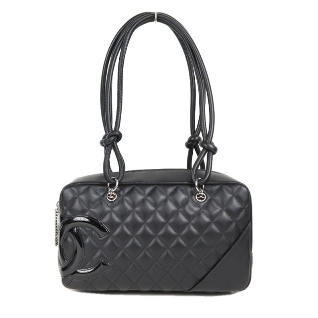 CHANEL - シャネル CHANEL カンボン ボーリングバッグ ボストンバッグ