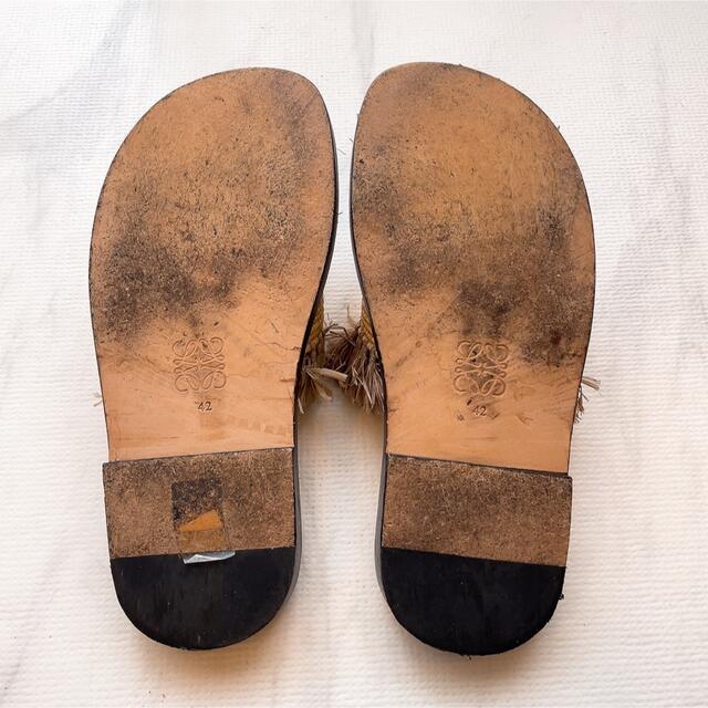 LOEWE - 【美品】ロエベ Raffia Mule ラフィア サンダルの通販 LOEWE - 【美品】ロエベ Raffia Mule ラフィア サンダルの通販