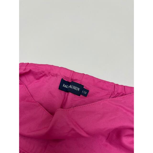 Ralph Lauren(ラルフローレン)のラルフローレン　スカート　キュロットパンツ　ショートパンツ　ピンク　110 キッズ/ベビー/マタニティのキッズ服男の子用(90cm~)(パンツ/スパッツ)の商品写真