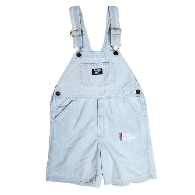 OshKosh(オシュコシュ)の【130cm】OSHKOSH B'gosh short overall 90's キッズ/ベビー/マタニティのキッズ服男の子用(90cm~)(パンツ/スパッツ)の商品写真