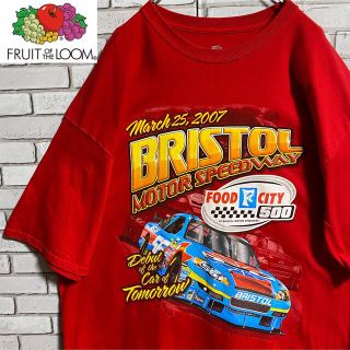 90s 古着 フルーツオブザルーム バックプリント ビッグシルエット ゆるだぼ(Tシャツ/カットソー(半袖/袖なし))