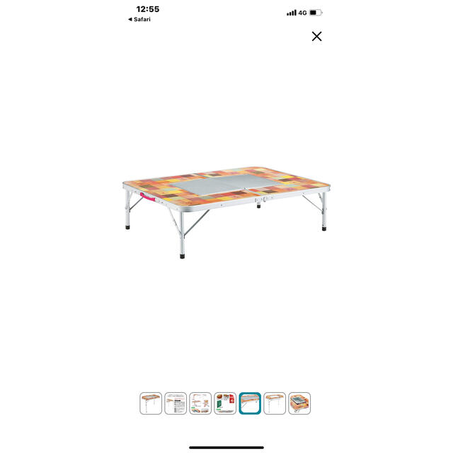 Coleman  テーブル ナチュラルモザイクBBQテーブル 110プラス  スポーツ/アウトドアのアウトドア(テーブル/チェア)の商品写真