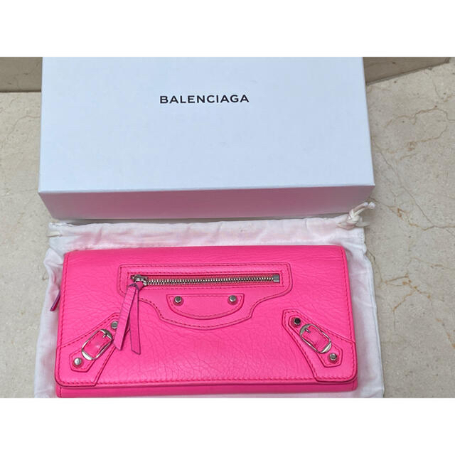 品質一番の Balenciaga - Balenciaga バレンシアガ 長財布 財布 NEON