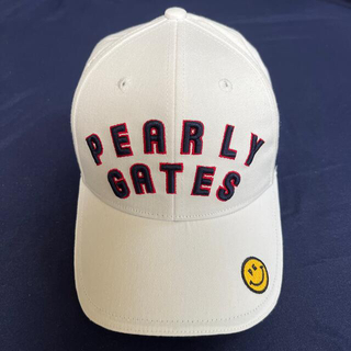 PEARLY GATES - パーリーゲイツ 帽子 キャップ ホワイト ゴルフ