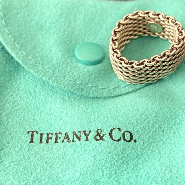 Tiffany & Co.(ティファニー)のTiffany サマセット メッシュリング シルバー925 9号 レディースのアクセサリー(リング(指輪))の商品写真