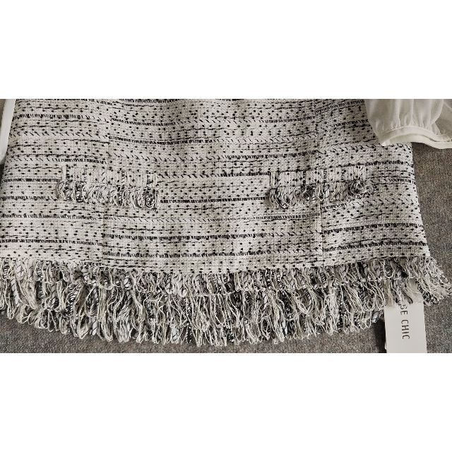 【年中無休】 TO ツイード・シフォンプルオーバー CHIC BE TO 新品 - CHIC BE その他