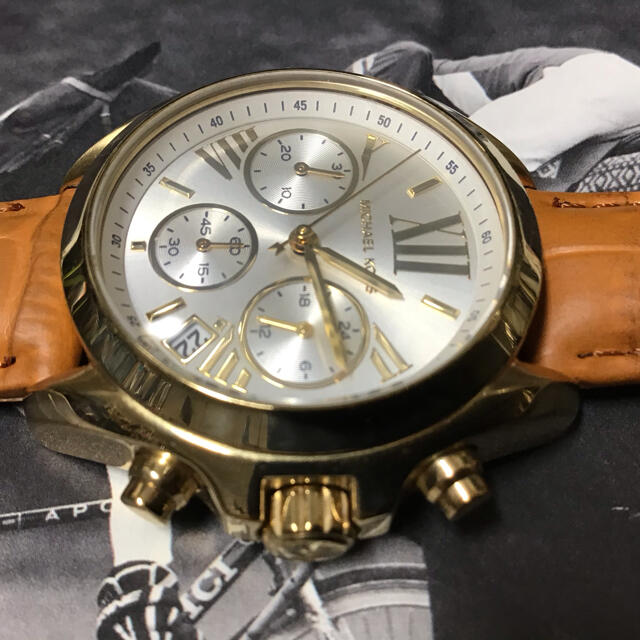 Michael Kors(マイケルコース)の本物マイケルコース*稼働品クロノusedです レディースのファッション小物(腕時計)の商品写真