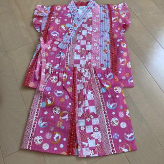 新品★女の子 うさぎ柄☆甚平/90(甚平/浴衣)