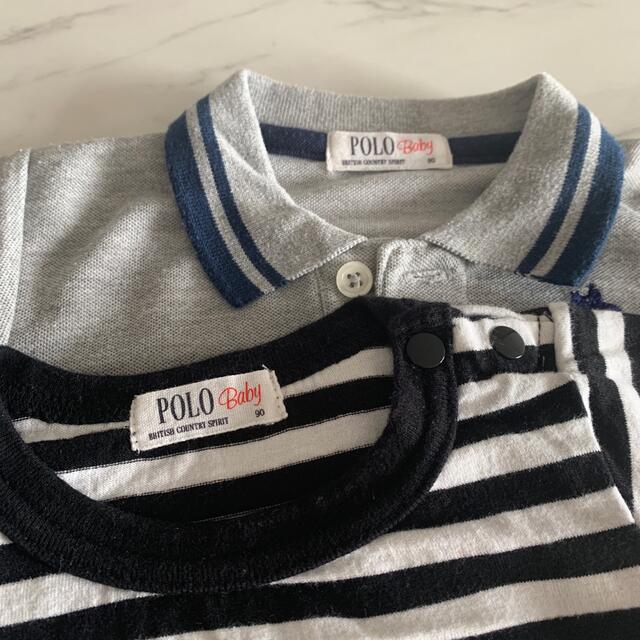 POLO Baby Tシャツ　サイズ90 ２枚セット キッズ/ベビー/マタニティのキッズ服男の子用(90cm~)(Tシャツ/カットソー)の商品写真