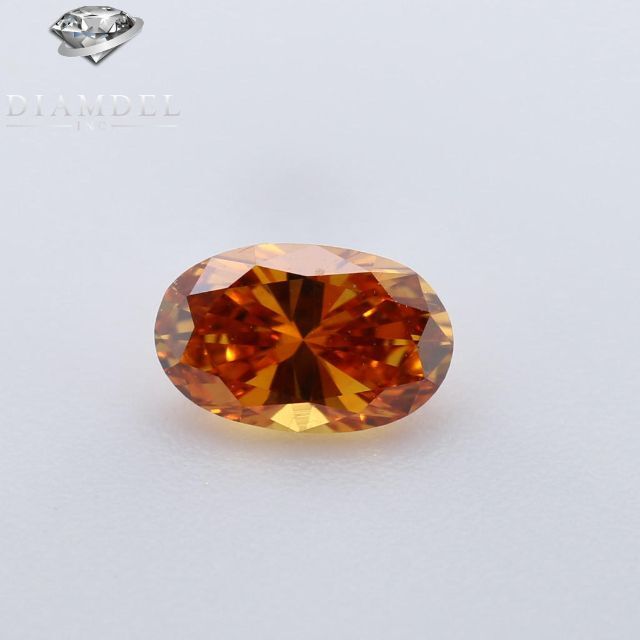 オリンジダイヤモンドルース/ F.D.Y ORANGE/ 0.342 ct.-