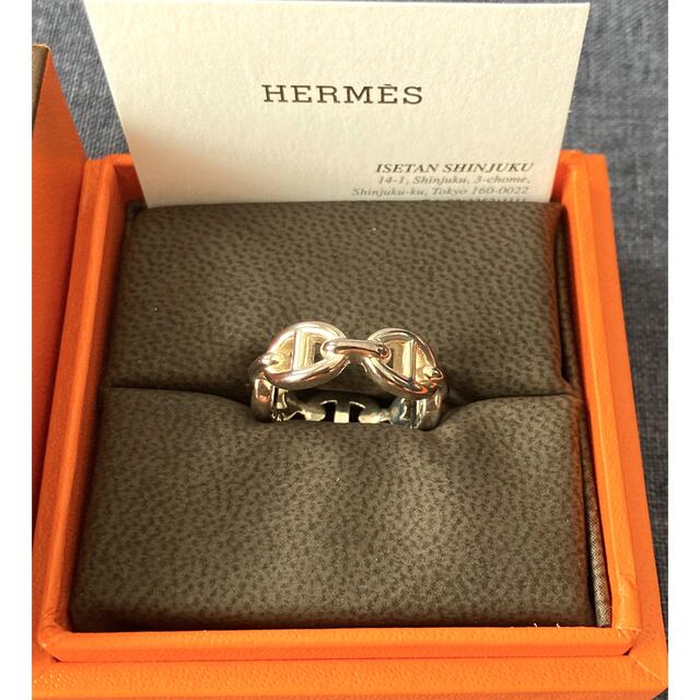 Hermes(エルメス)のHERMES シェーヌダンクル リング アンシェネ 51 11号 レディースのアクセサリー(リング(指輪))の商品写真