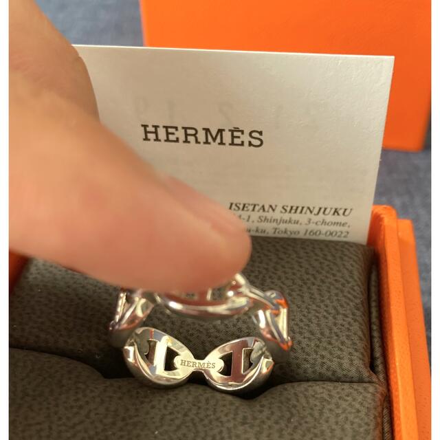 Hermes(エルメス)のHERMES シェーヌダンクル リング アンシェネ 51 11号 レディースのアクセサリー(リング(指輪))の商品写真