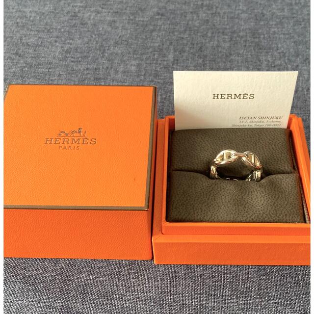 Hermes(エルメス)のHERMES シェーヌダンクル リング アンシェネ 51 11号 レディースのアクセサリー(リング(指輪))の商品写真