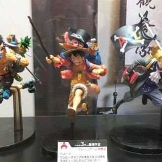 BANPRESTO - ワンピース マニア ルフィ エース サボ 3種 特別彩色仕様