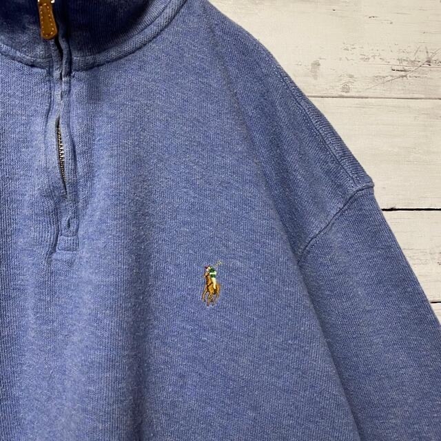 POLO RALPH LAUREN(ポロラルフローレン)のまとめ【人気ハーフジップ】ポロラルフローレン⭐︎刺繍ワンポイントロゴ　スウェット メンズのトップス(スウェット)の商品写真