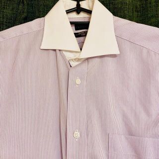 アオヤマ(青山)のクレリックシャツ(洋服の青山:HILTON)(シャツ)