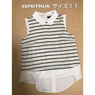 エスプリーク(ESPRIQUE)のESPRITMUR トップス(カットソー(半袖/袖なし))