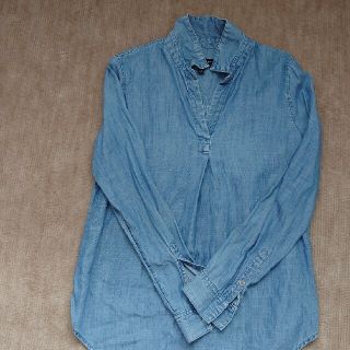 バナナリパブリック(Banana Republic)のオシャレ　デニムシャツ(シャツ/ブラウス(長袖/七分))