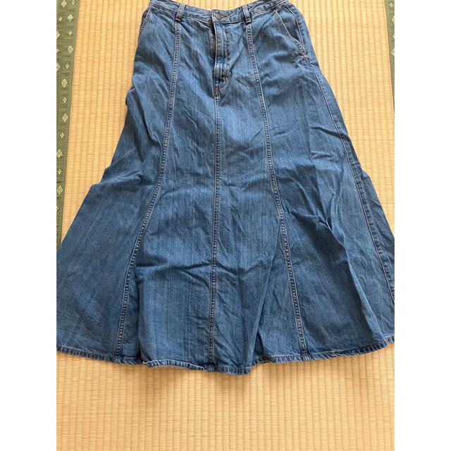 GU(ジーユー)のGU✳︎デニムマーメイドスカート✳︎XL✳︎ブルー レディースのスカート(ロングスカート)の商品写真