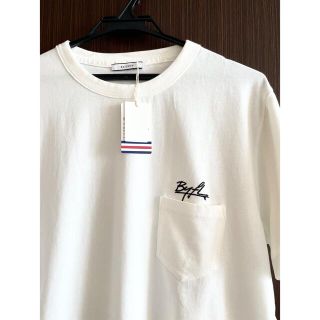 ベイフロー(BAYFLOW)の【新品タグ付き】BAYFLOW メンズTシャツ Lサイズ 半袖 ホワイト(Tシャツ/カットソー(半袖/袖なし))