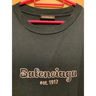 20ss BALENCIAGA シンボリックロゴシャツ ネイビー バレンシアガ