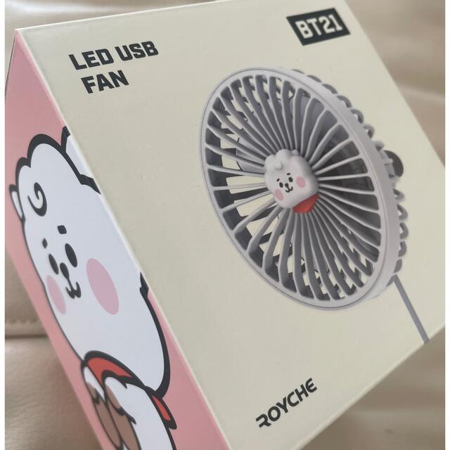 防弾少年団(BTS) - BT21 ベビー RJ LED USBファン 車載 卓上 扇風機 ...