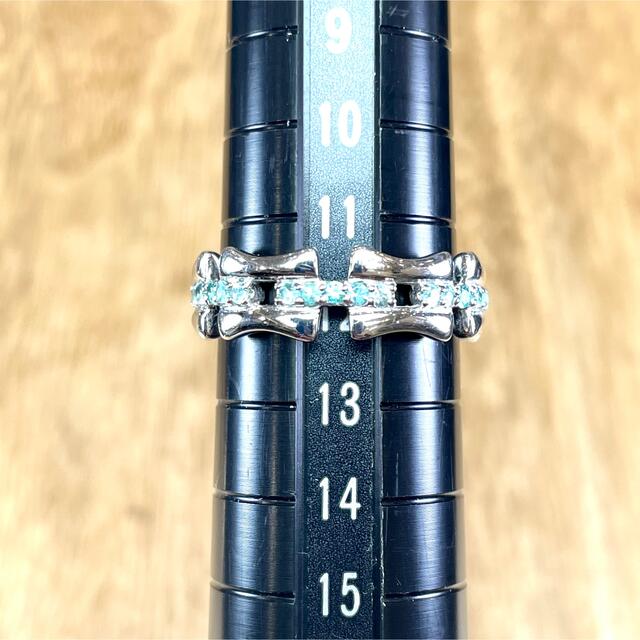 ネオンカラー!Pt900 パライバトルマリン リング 6.83g M811 【☆超