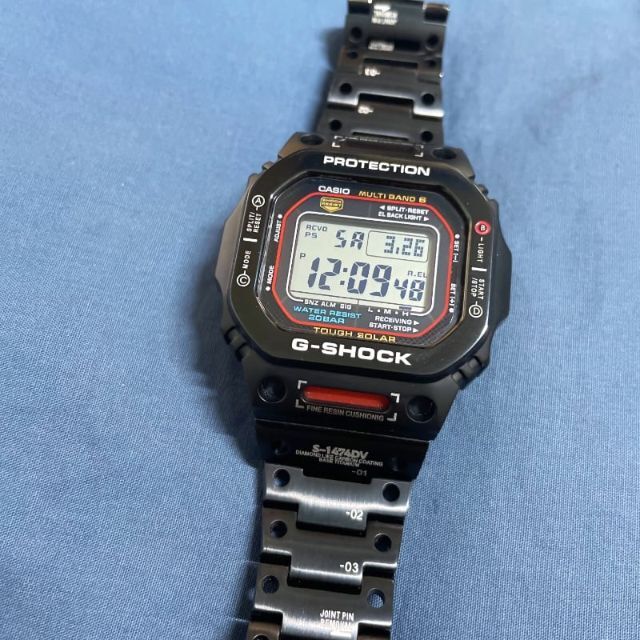 G-SHOCK 5610系用カスタム フルメタルカスタム [ブラック]