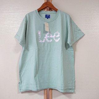 サマンサモスモス(SM2)のSM2 blue Lee コラボロゴロングTシャツ 新品 サマンサモスモスブルー(Tシャツ(半袖/袖なし))