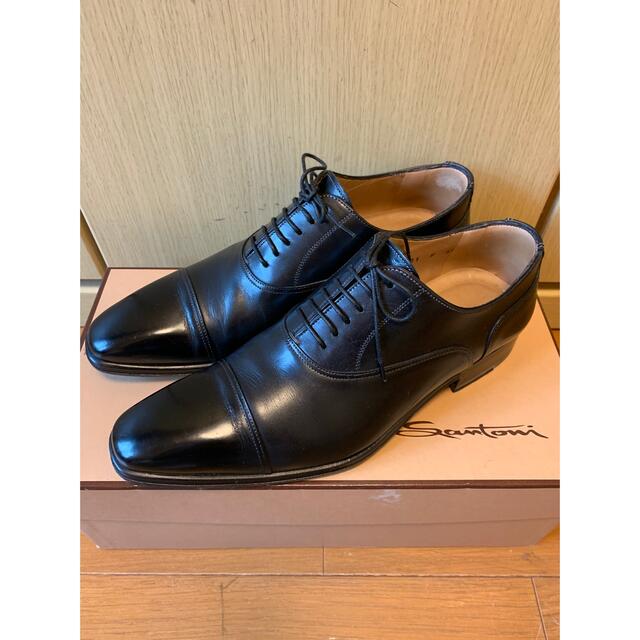 正規 SANTONI サントーニ ストレートチップ ドレスシューズ靴/シューズ