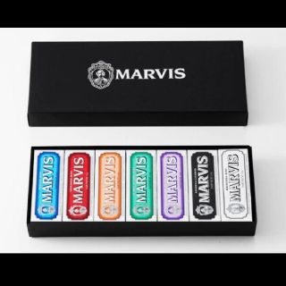 マービス(MARVIS)のMarvis マーヴィス ブラック ボックスセット 25ml x 7個(歯磨き粉)