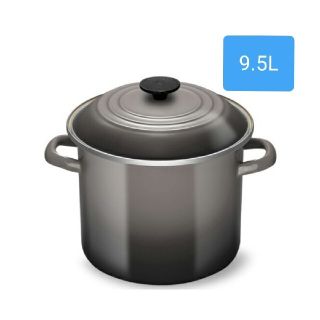 ルクルーゼ(LE CREUSET)のLE CREUS⭐ストックポット⭐オイスターグレー⭐9.5L⭐24cm⭐未使用！(鍋/フライパン)