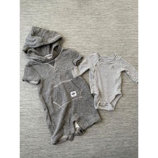 ベビーギャップ(babyGAP)の【美品】ベビーギャップ ロンパース ボディスーツセット(肌着/下着)