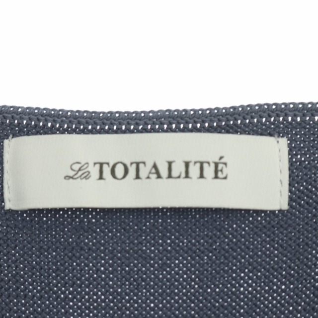 La TOTALITE(ラトータリテ)のラ トータリテ 22SS ガーターVネックプルオーバー ニット セーター 長袖 レディースのトップス(ニット/セーター)の商品写真