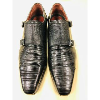 MAGNANNI マグナーニ リザード ダブルモンク 美品(ドレス/ビジネス)