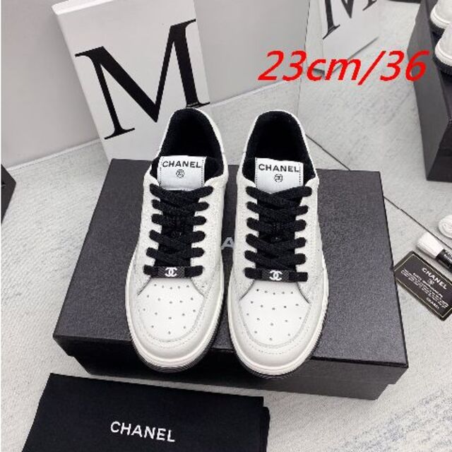 スニーカー】 CHANEL - CHANEL シャネル スニーカー 36の通販 by トダ
