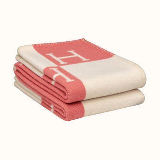 国内正規品 5月8日まで❗エルメス アヴァロン ブランケット Hロゴ