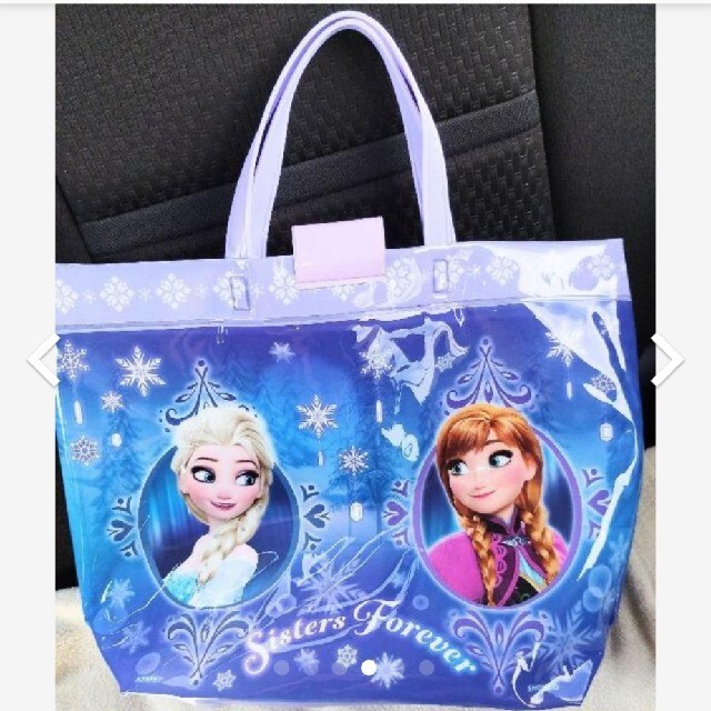 Disney(ディズニー)のDisney アナ雪　女の子プールバッグ ビニールバッグ ビーチバッグプリンセス キッズ/ベビー/マタニティのこども用バッグ(その他)の商品写真