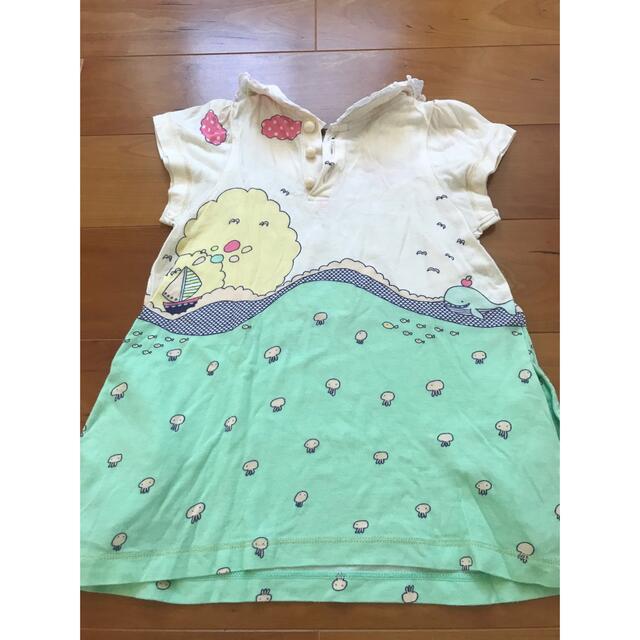 franche lippee(フランシュリッペ)のフランシュリッペ　ワンピース  80 キッズ/ベビー/マタニティのベビー服(~85cm)(ワンピース)の商品写真