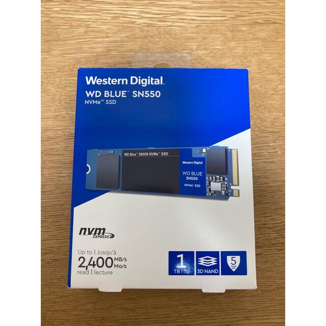 WD Blue SN550 SSD 1TB スマホ/家電/カメラのPC/タブレット(PCパーツ)の商品写真