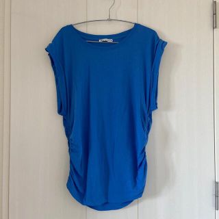 ザラ(ZARA)のブルーシャツ　ZARA(シャツ/ブラウス(半袖/袖なし))