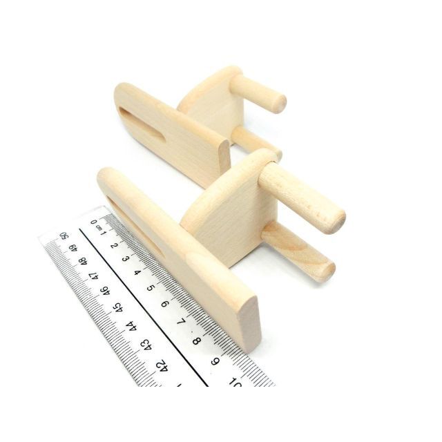 【専用】bodo hennig 木製丸型テーブル、チェア2点セット（バンビーノ）