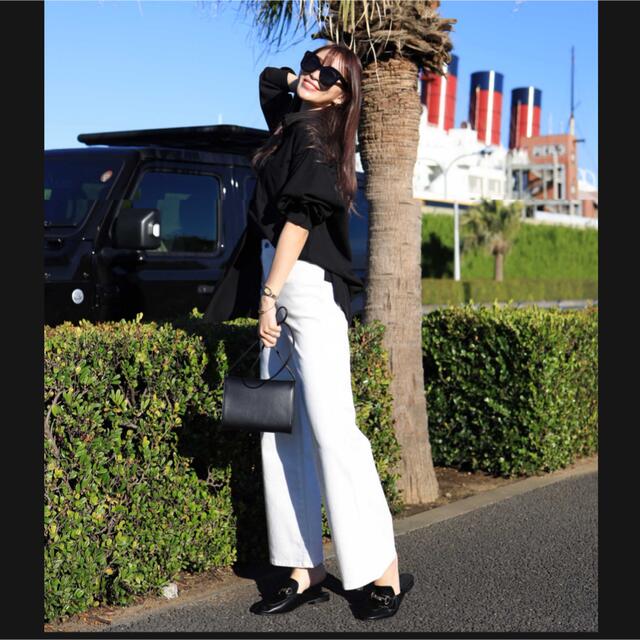 ❤️【送料込】ELENORE☆ White flare wide pants