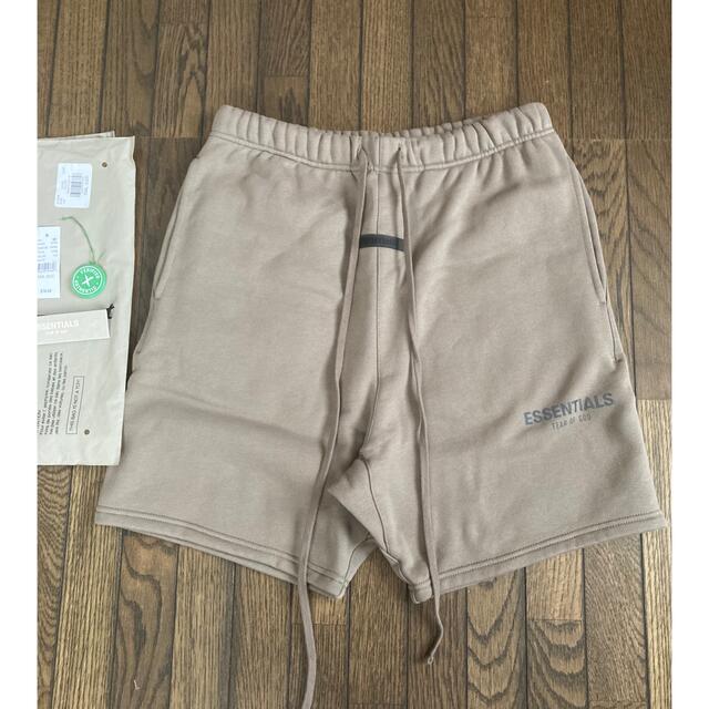 2021SS ESSENTIALS スウェットショーツ TAUPE Sサイズ 【期間限定お