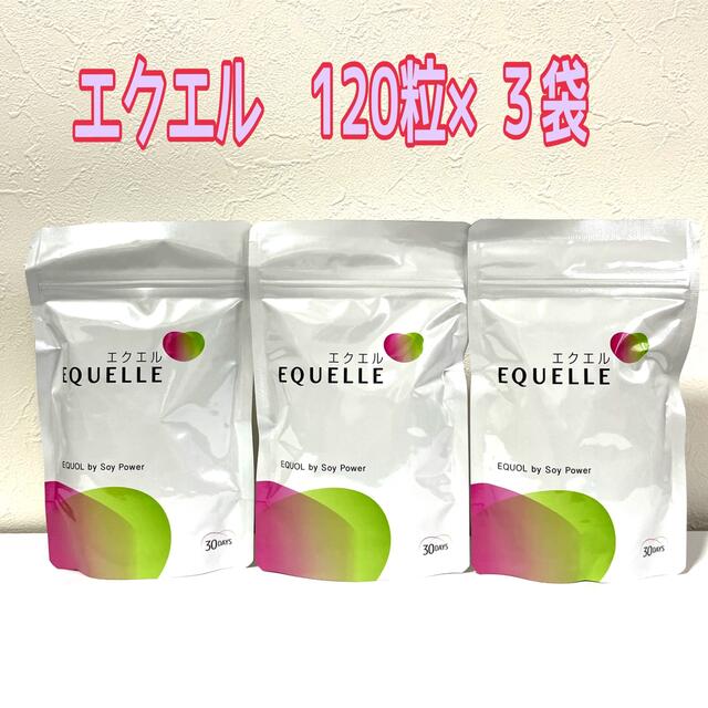 EQUELLEエクエル【匿名配送】大塚製薬 エクエル パウチタイプ 120粒 × 3袋