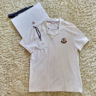 モンクレール(MONCLER)の【週末お値下げ】【正規品】MONCLER　デカワッペン　ポロシャツ(ポロシャツ)