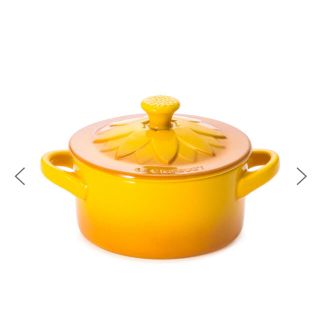 ルクルーゼ(LE CREUSET)のル・クルーゼ　ミニココット　サンフラワー　レリーフ(食器)