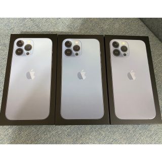 アイフォーン(iPhone)のiPhone 13 pro max シエラブルー 3台 新品未開封(スマートフォン本体)